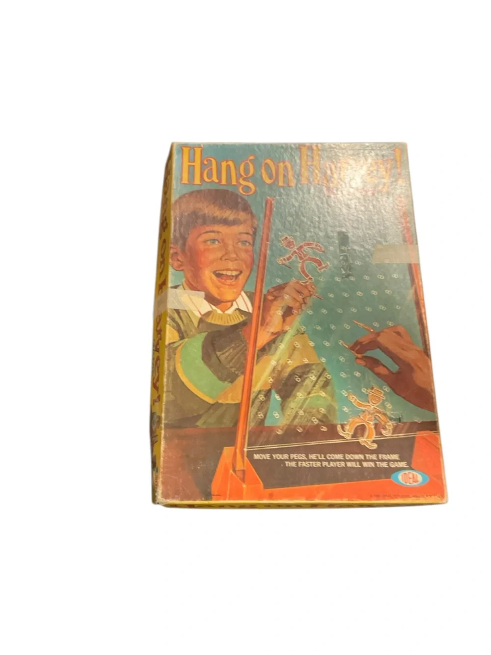 Hang On Harvey 1969 Ideal Toys Boardgame vtg Board Game box complete pegs mcm